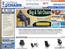 Tablet Screenshot of instockchairs.com